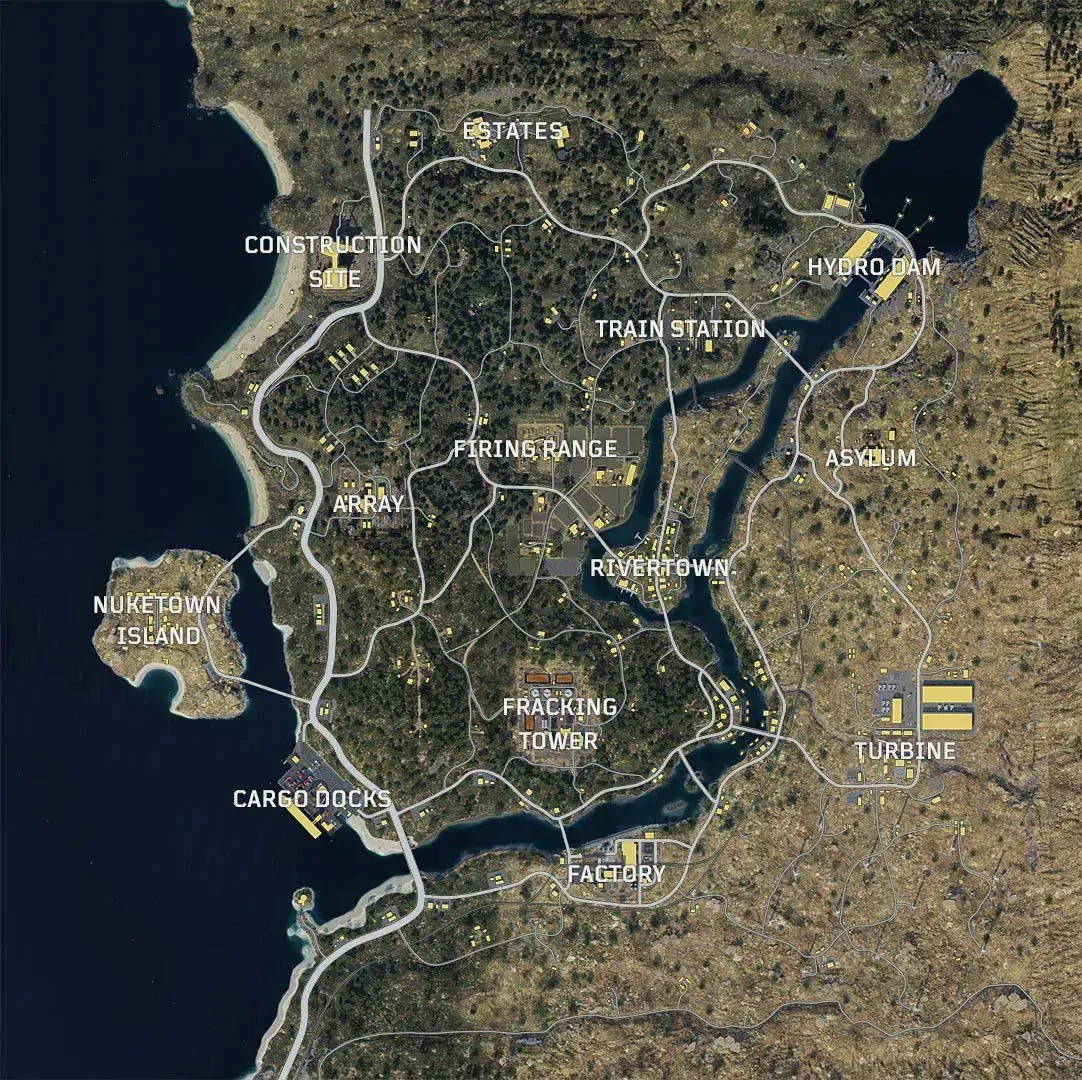 Call of Duty: Black Ops 4 Blackout térkép