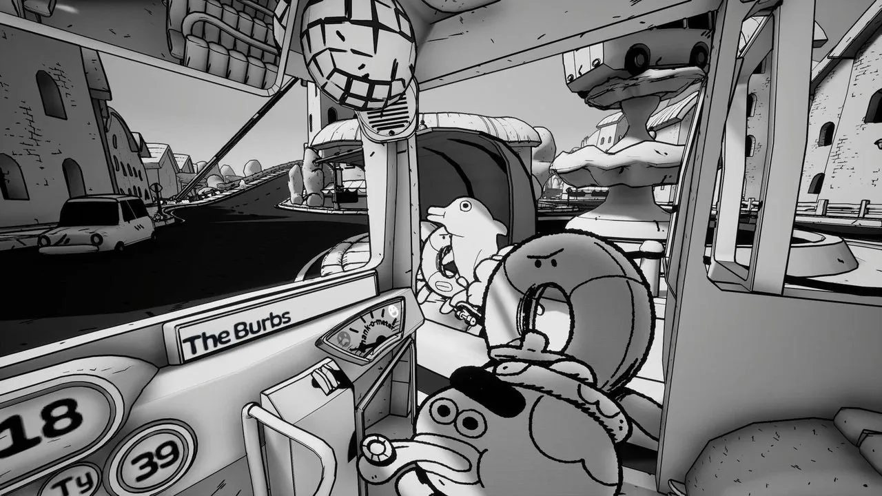 A Double Fine új játéka, a Thank You Bus Driver már néhány hónappal az Xbox-tól való leválás után érkezik