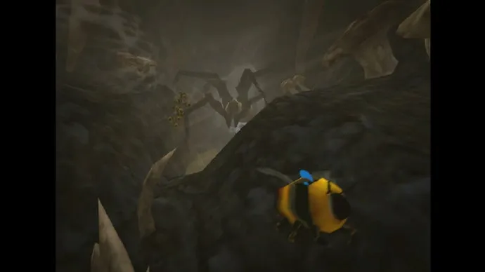 A Low poly horror Tumblebee a tumbling méhek örömét keveri azzal a nem túl örömteli élménnyel, hogy óriáspókok üldöznek