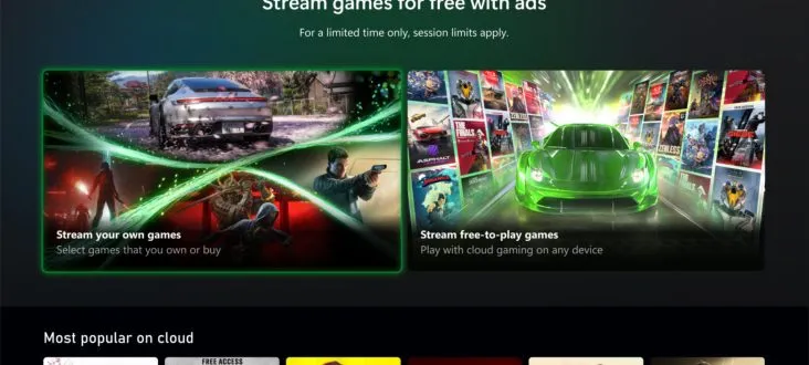 A Microsoft elkezdte tesztelni a reklámokkal támogatott Xbox felhőalapú streamelést
