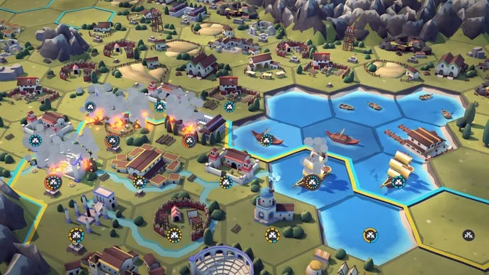 A Monarchs at Play egy 4X stratégiai városépítő, ahol hatszögletű csempéket kell összefűznöd - és csak egy órát kér az idődből