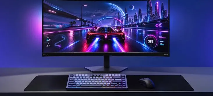 A Philips új, 260 Hz-es ultrawide monitort mutatott be az Evnia sorozatban
