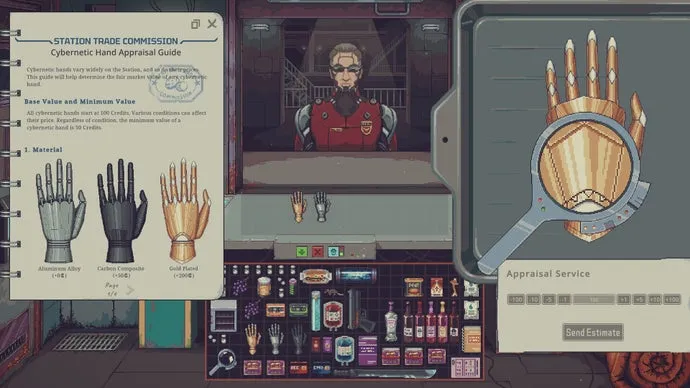 A Probably Stolen egy cyberpunk kereskedőszimulátor, ahol egy űrállomáson vezethetsz boltot