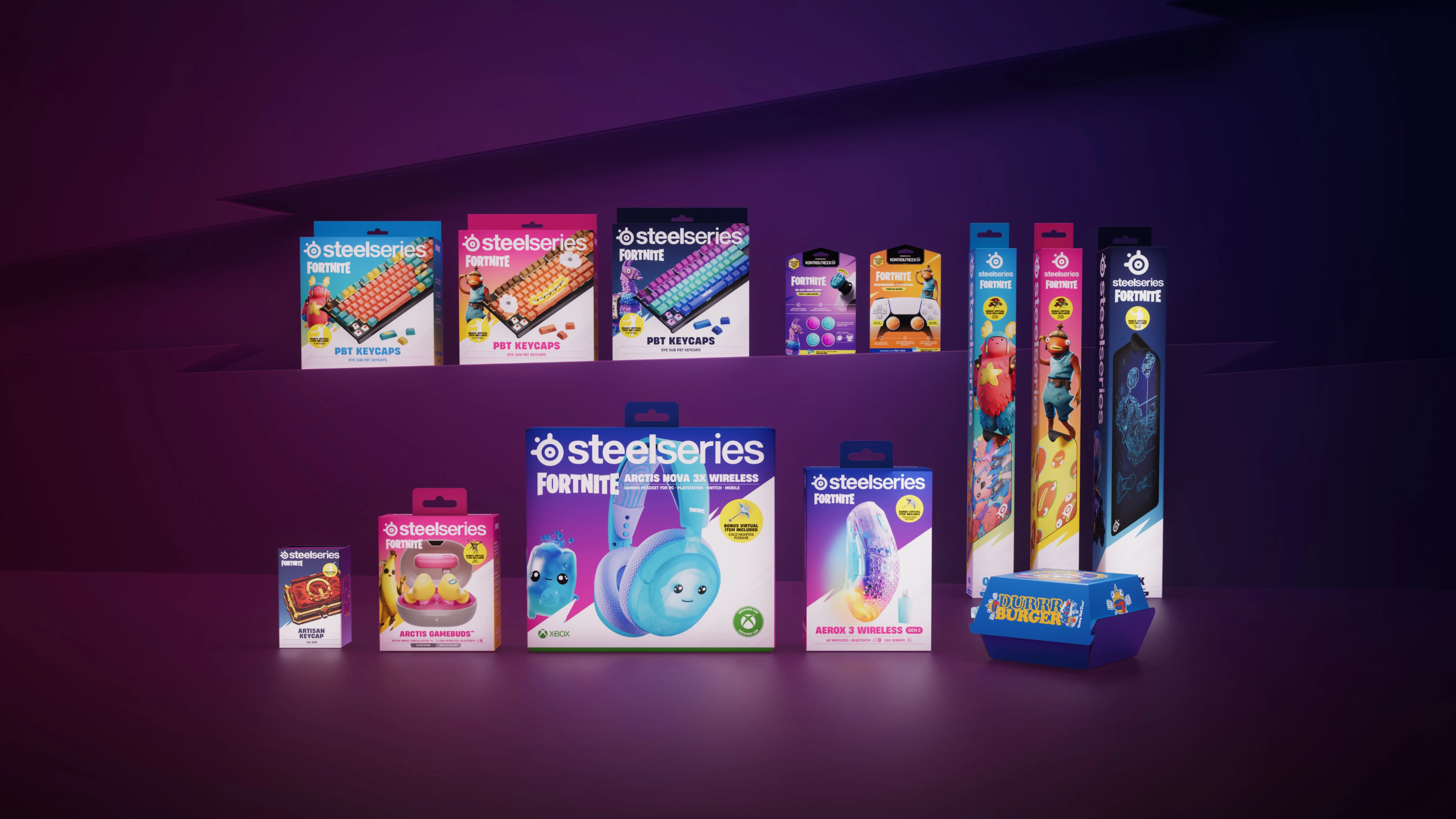 A SteelSeries és a KontrolFreek hivatalos Fortnite perifériagyűjteményt jelentett be