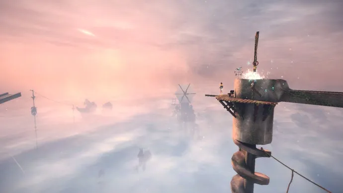 A TALON TOWERS egy Fumito Ueda-hangulatú parkour platformer, ahol hatalmas építményeken ugrálsz, miközben a ködbe vesző mélység elől menekülsz