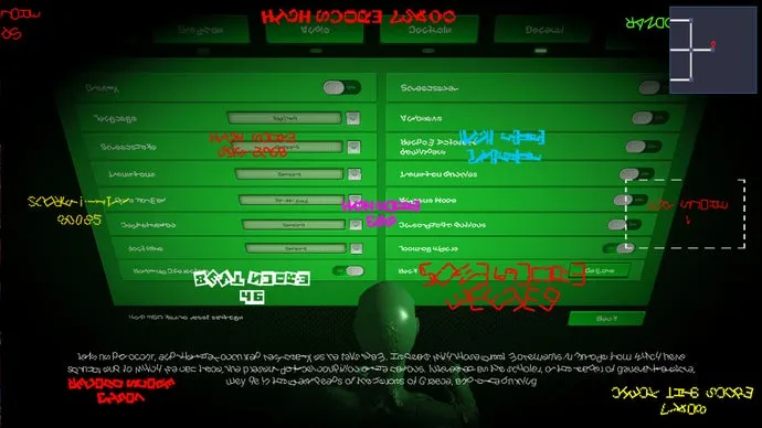 A Video Game Menu: The Game a menükben való gombnyomogatásról szól, és ezt büszkén vállalja