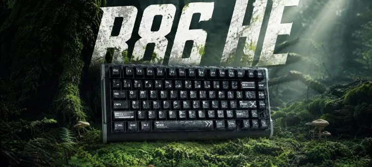 Az Attack Shark bemutatta az R86 HE 75%-os mágneses gaming billentyűzetet 8000 Hz-es pollinggal