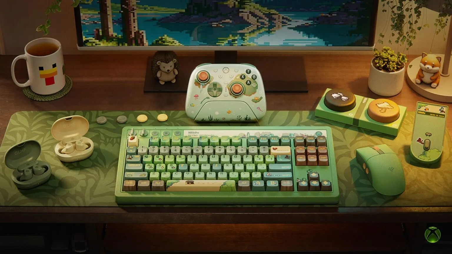 Az Xbox Cozy Collection tematizált 8BitDo, SteelSeries és KontrolFreek kiegészítőket hoz