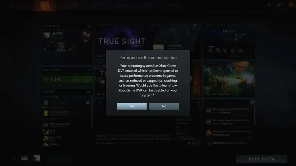 dota2, windows 10, game dvr
