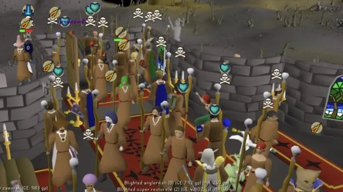 Egy vallásháború dúl most az Old School RuneScape-ben, és a játékosok csuhában rohannak a veszélybe