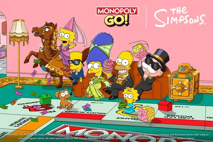 Hamarosan érkezik a Monopoly Go és a Simpson család közös eseménye