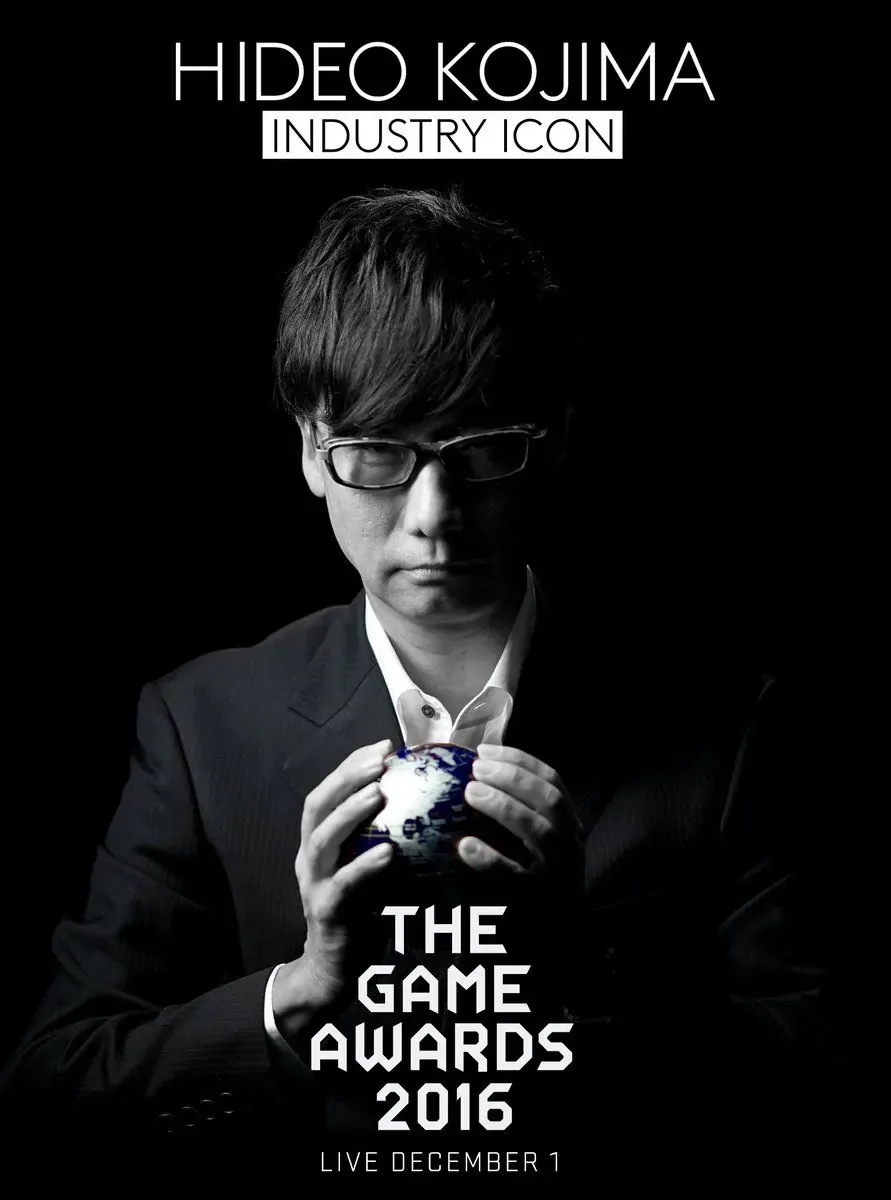 Hideo Kojima díjat kap az idei The Game Awards 2016-on