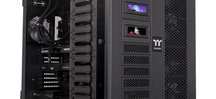 Thermaltake bemutatta az AX1000 kettős rendszerű házat és az AX200 bővítőmodult