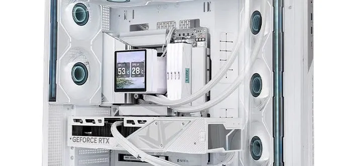 Thermaltake View 590 TG ARGB ház hajlított üvegpanellel