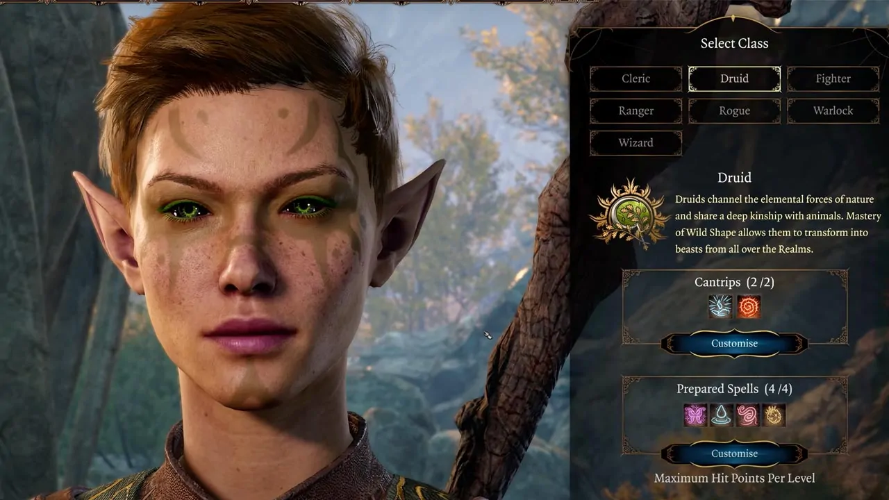 Baldur's Gate 3 Druid