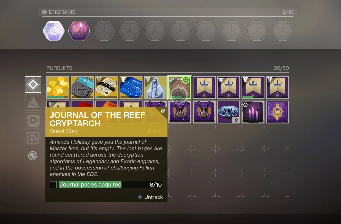 Destiny 2 The Lost Cryptarch