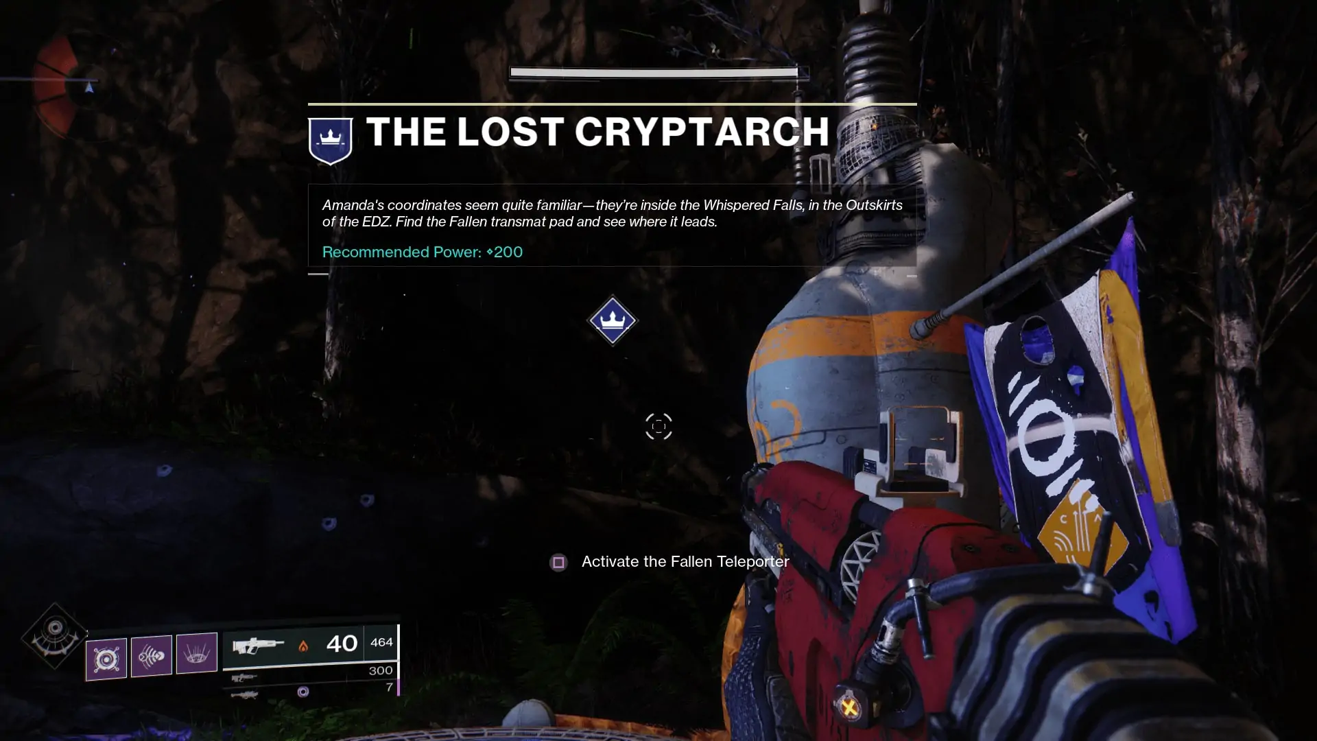 Destiny 2 The Lost Cryptarch